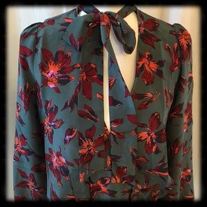 Madewell Ladies Small Silk Blouse